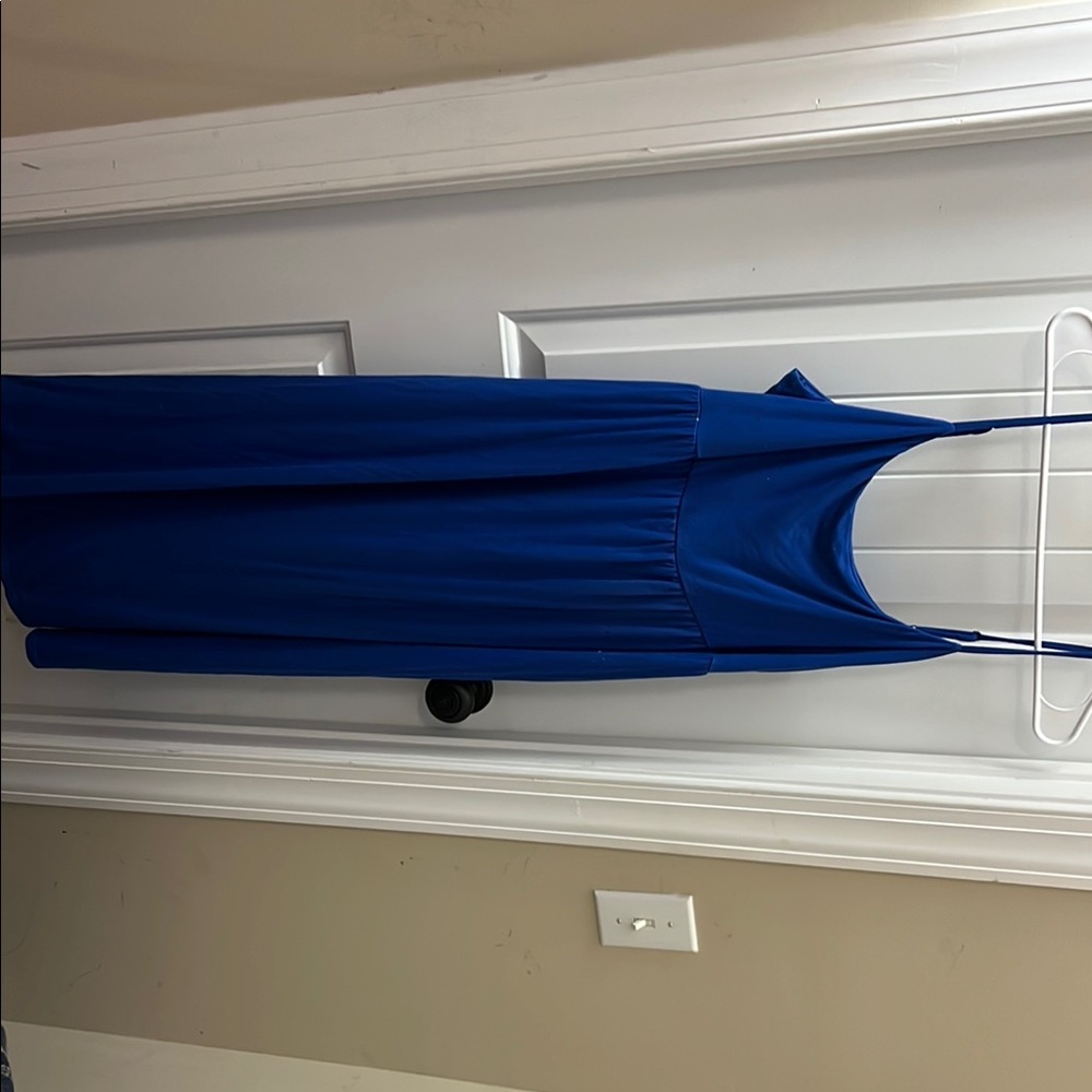 Old Navy Blue Sleeveless Maxi Sundress
